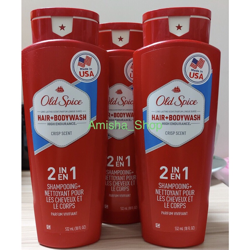 SỮA TẮM GỘI NAM TÍNH QUYẾN RŨ OLD SPICE - 532ML