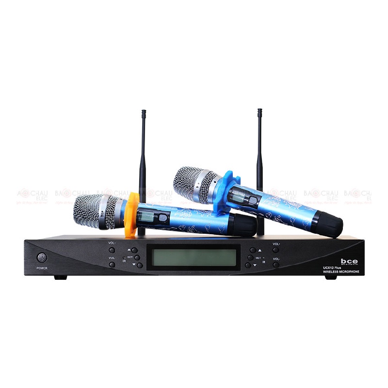 [CHÍNH HÃNG] Micro Karaoke Không Dây BCE UGX 12 Plus Luxury | Hát Karaoke Hay - 2 tay micro không dây + 1 đầu thu