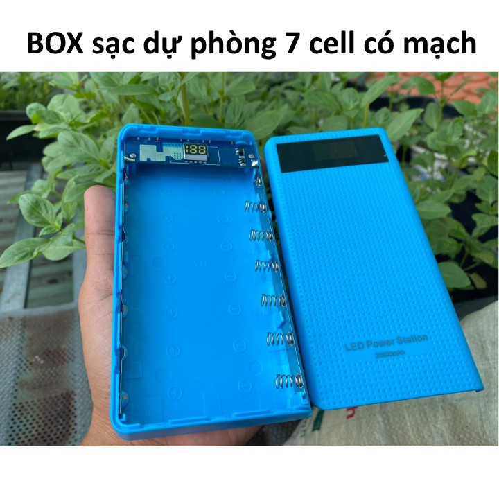 Box sạc dự phòng kèm mạch sạc - không bao gồm pin