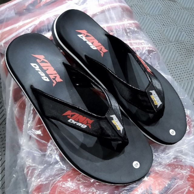 Dép kẹp nam King Drag Đen size 38 - 43