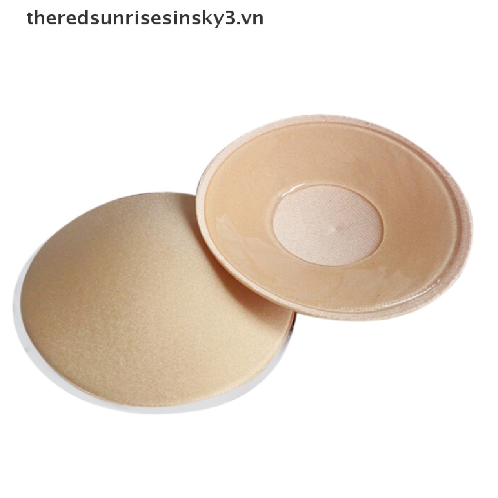 1 Cặp miếng dán ngực silicon tự dính có thể tái sử dụng tiện lợi