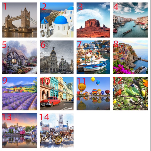 Bộ Đồ Chơi Ghép Hình 500 Mảnh Hình Tranh Phong Cảnh Động Vật Dành Cho Người Lớn Và Trẻ Em