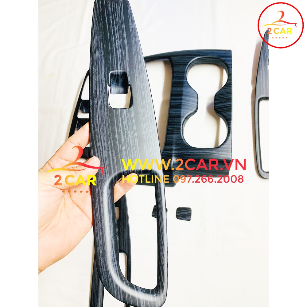 Ốp nội thất Huyndai Santafe 2019-2021 vân đá cao cấp, Ốp trang trí nội thất Santafe vân đá