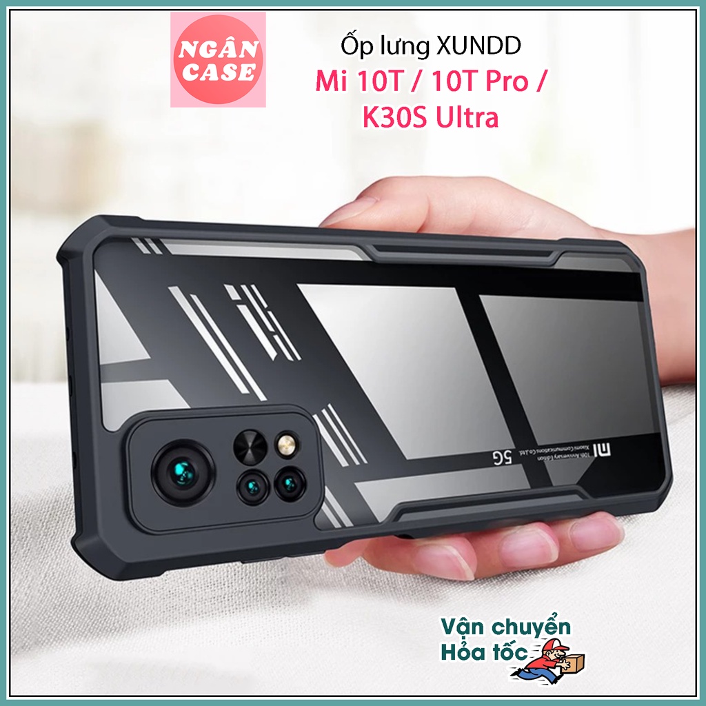 Ốp lưng XUNDD Xiaomi Mi 10T / 10T Pro / K30S Ultra - Mặt lưng trong, Viền TPU, Chống sốc
