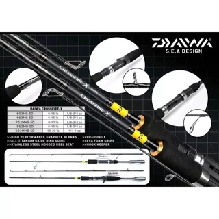 Cần câu lure máy đứng-máy ngang daiwa crossfire x cần câu cá lóc đồ câu cha già vlogs