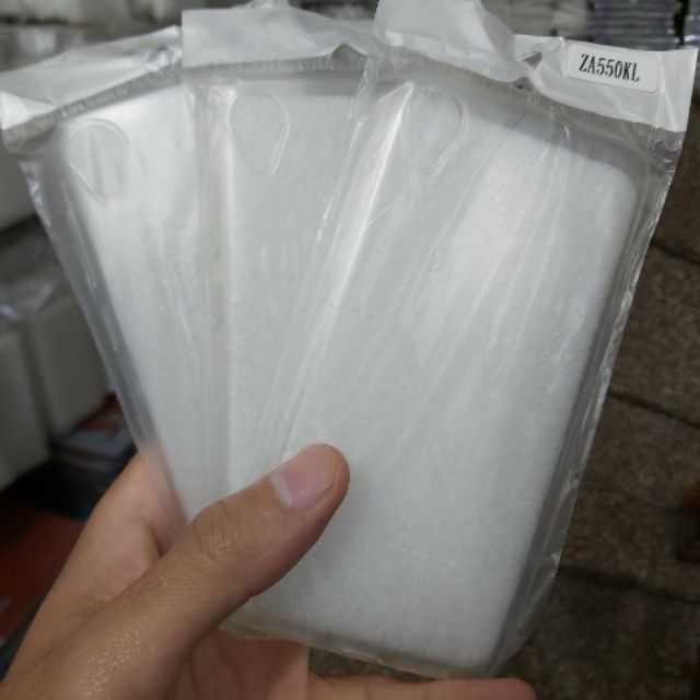 Combo 3 chiếc ốp silicon ZA 550KL trong suốt (loại A)