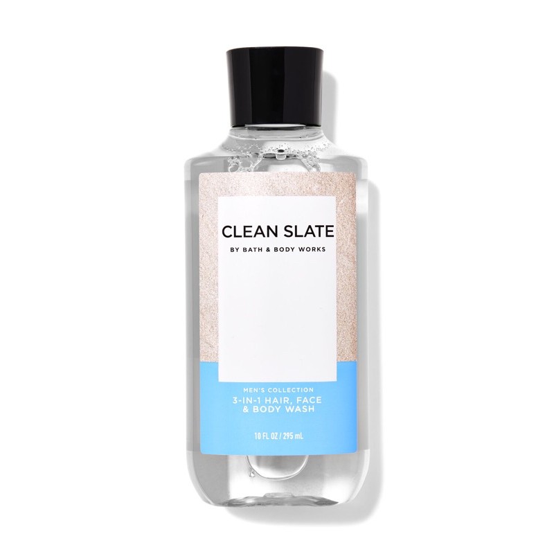 Sữa Tắm Nam Bath &amp; Body Works Clean Slate (295ml)