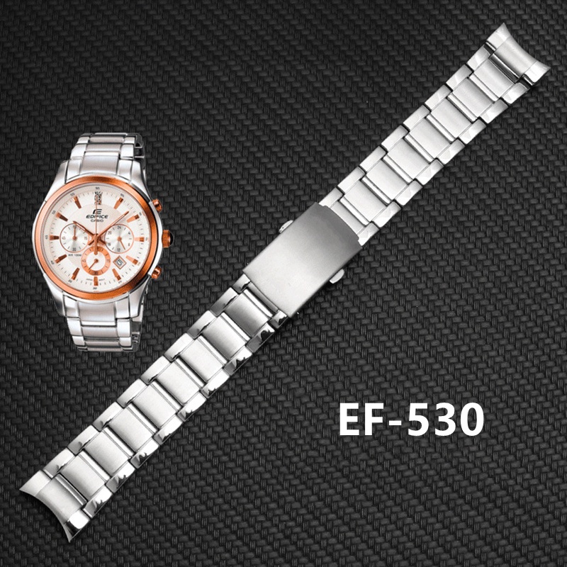 Dây Đeo Đồng Hồ Bằng Thép Không Gỉ Cho Casio Ef-500 521 527 530 533 534 535 539 544 546 554 563