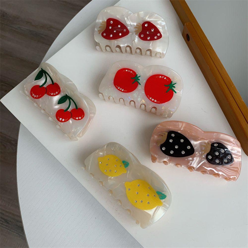 Kẹp Tóc Hình Trái Cây Phong Cách Hàn Quốc Dễ Thương Dành Cho Nữ