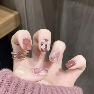 Charm nơ nhún nail đính móng