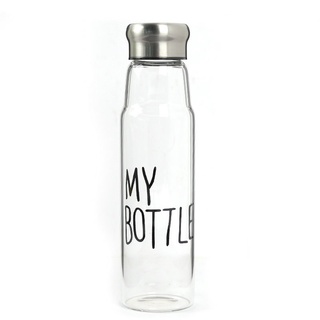 Bình Đựng Nước Thủy Tinh, Bình Đựng Trà My Bottle 550ml (Kèm Túi)