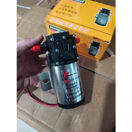 Sản phẩm gia đình làm: Mô tơ bơm nước tưới lốp 24V
