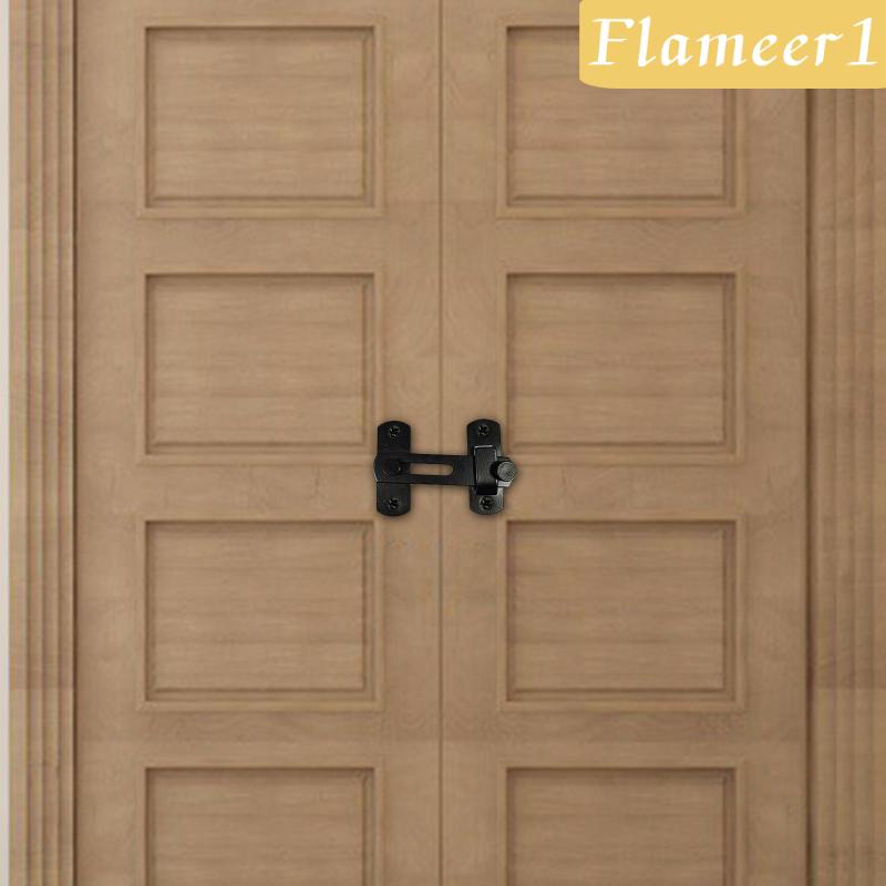 [Flameameer1] Chốt Then Chốt Cửa Phòng Ngủ Gia Đình Màu Đen