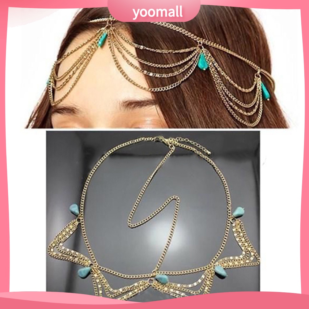 Vòng cài tóc hình vương miện phong cách bohemian thanh lịch dành cho bạn nữ