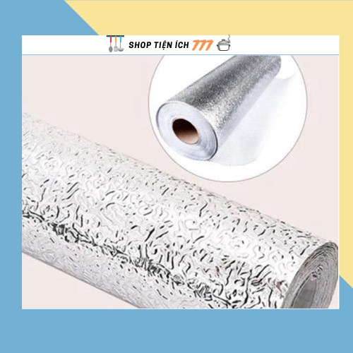 [❌2 MÉT- 3 MÉT❌] GIẤY DÁN BẾP TRÁNG NHÔM CHỐNG THẤM (2 mét khổ 40cm, 3 mét khổ 60cm) 2456