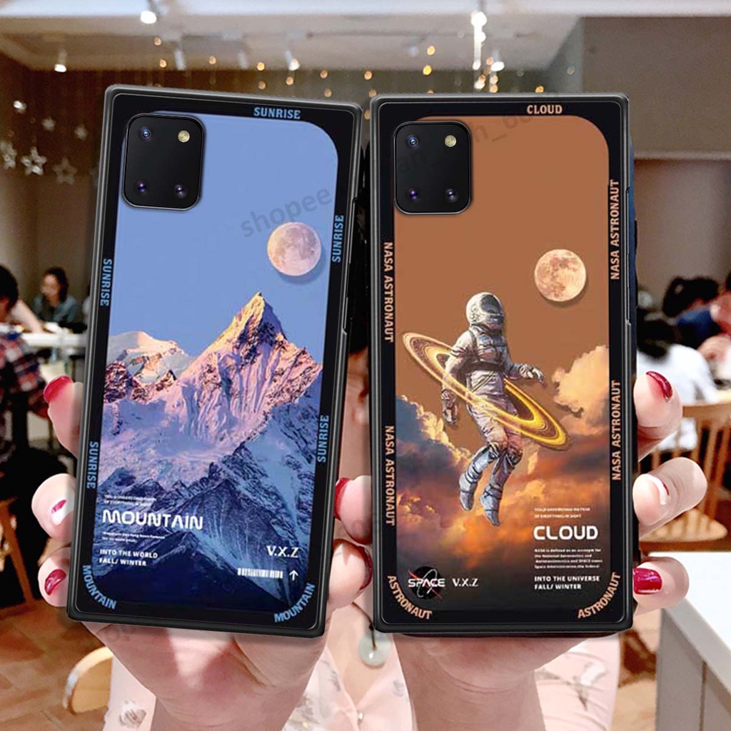 Ốp Samsung Note 10 Lite hình vũ trụ, mountain, cloud phong cách cá tính