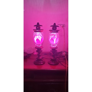[FREESHIP] đèn thờ bóng hoa sen ( một cặp)