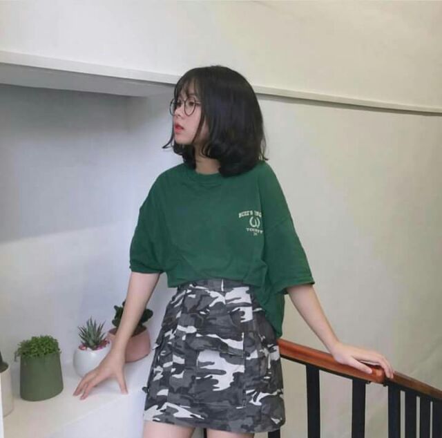 CHÂN VÁY LÍNH FORM A (CAMO SKIRT)