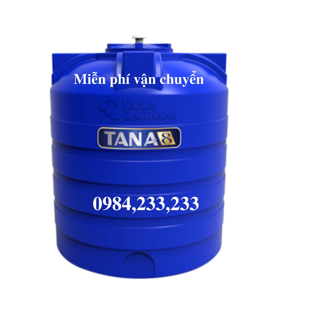 Bồn nhựa tân á 8 đứng 1000 lít bảo hành 10 năm