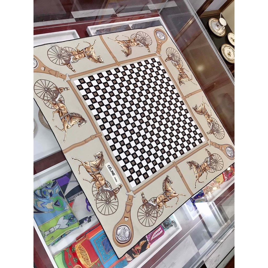 Khăn Quàng Cổ Bằng Lụa Hình Vuông Phong Cách Hồi Giáo Cổ Điển Sang Trọng 2022 Dành Cho Bạn Nữ