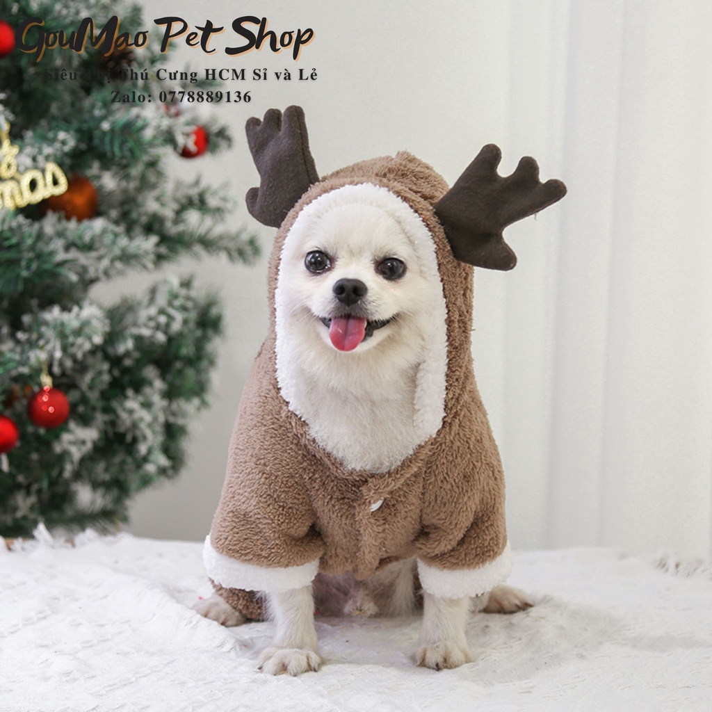 ️❄ Áo noel dành cho chó mèo ( 0,5kg- 10kg )️❄