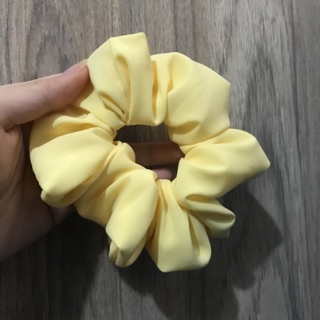 Yellow scrunchies