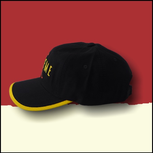 Mũ lưỡi trai nam nữ, nón kết unisex ulzzang ulzzang chất vải kaki snapback kiểu Supreme viền vàng |DECAP SHOP