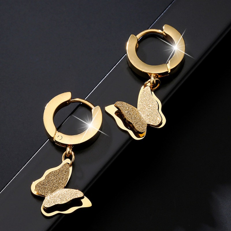 Bông Tai Khoen Tròn Tòn Ten Thép Titan Ko Rỉ TT 3634