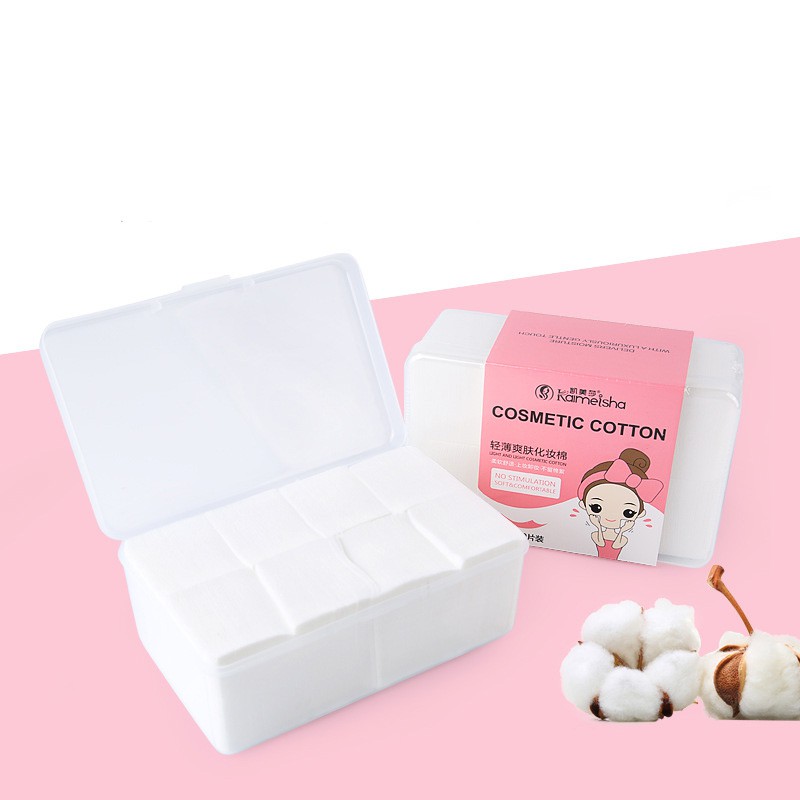Bông Tẩy Trang Trang Điểm Nhiều Lớp 100% cotton Dai Mịn Nâng Niu Da