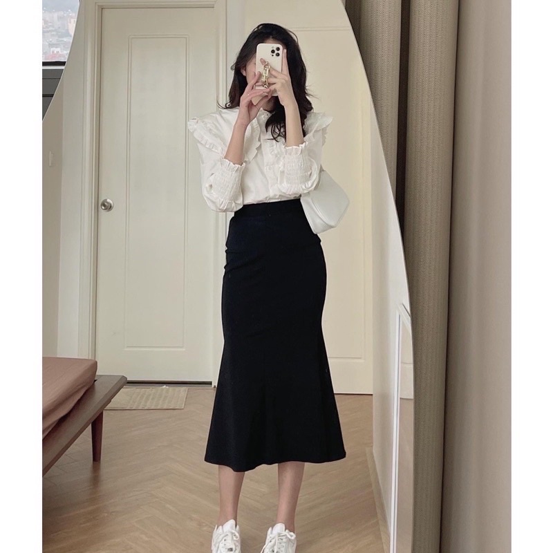 Chân váy đuôi cá thun hách vòng 3 siêu đỉnh