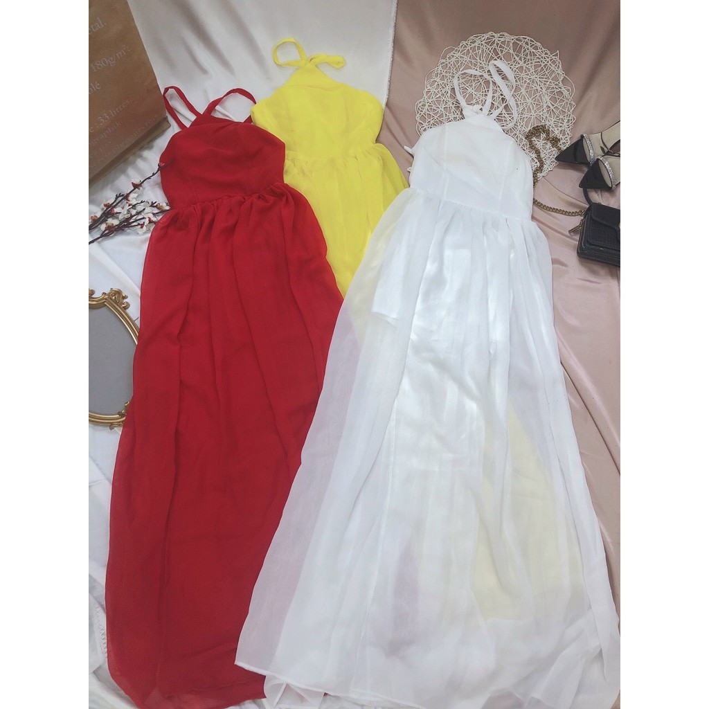 Đầm maxi sẻ tà dáng dài đi biển sông ảo phong cách thời trang XUKA-DRESS MT030-chất Voon siêu đẹp cao cấp