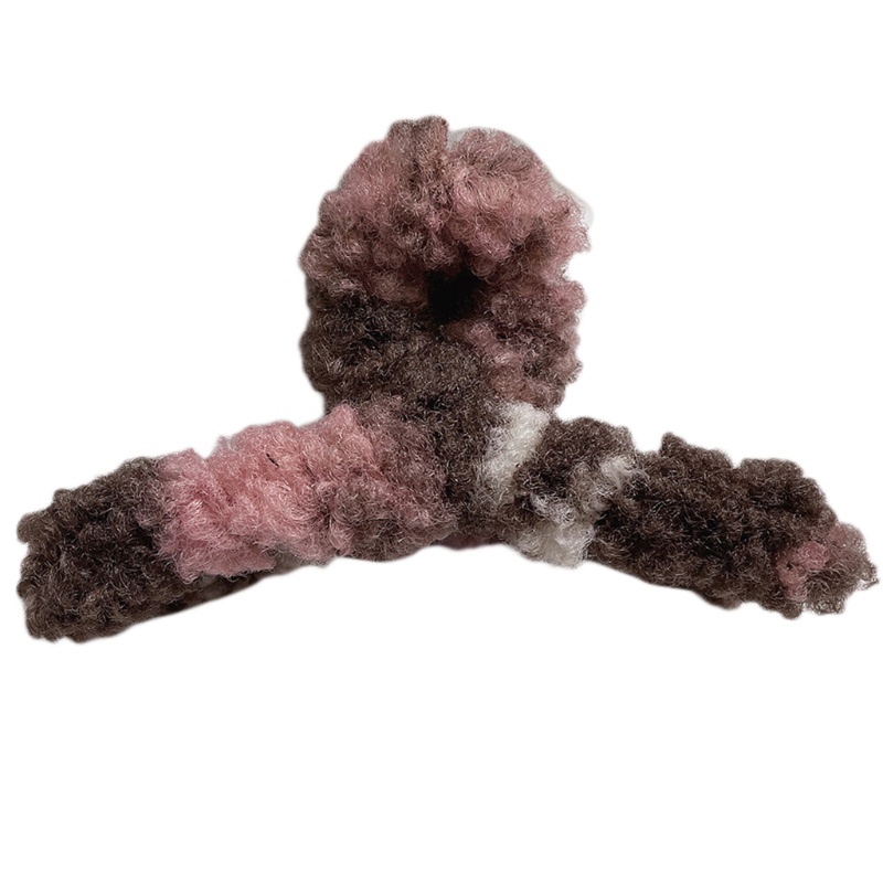 Kẹp Tóc Càng Cua Phủ Lông Thời Trang Xinh Xắn