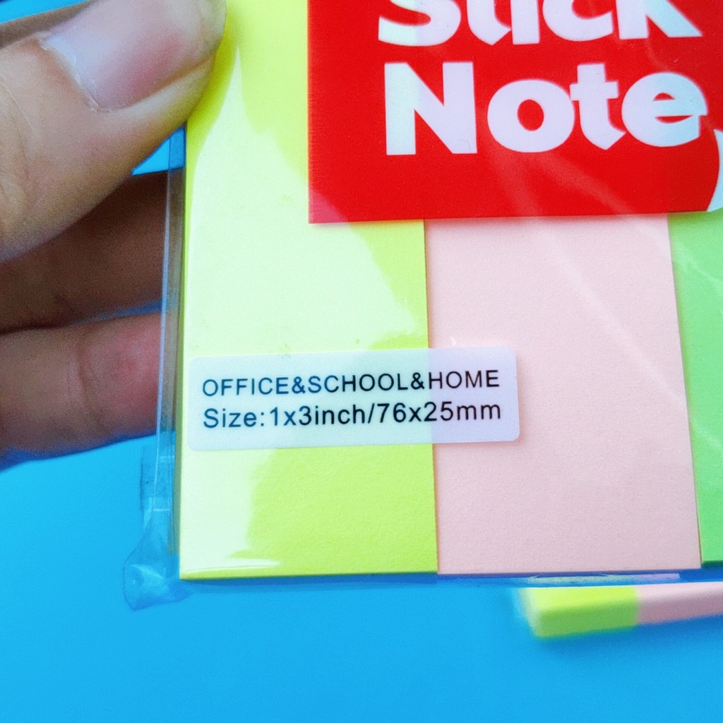 ✨ Stick note ✨ - Giấy nhớ Wintex 3 Màu Kích Thước 76*25mm