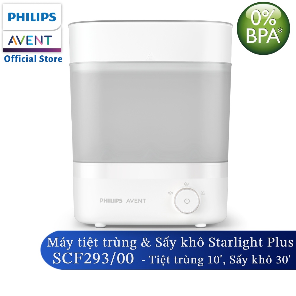 Philips Avent máy tiệt trùng & sấy khô bình sữa SCF293/00