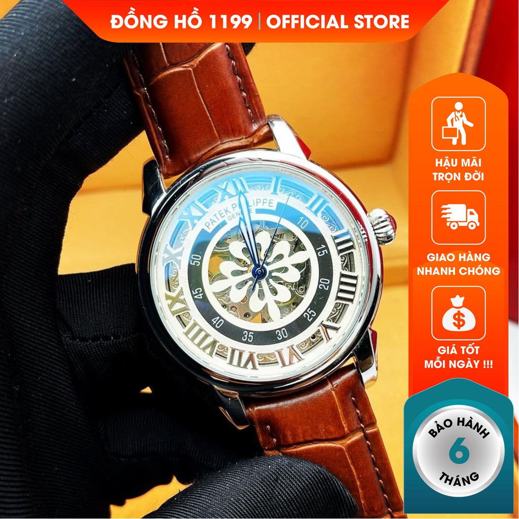 Đồng hồ cơ nam dây thép tự động chống nước chống xước tốt chất liệu cao cấp bền bỉ bảo hành 6 tháng 6082R - 1199 Watches