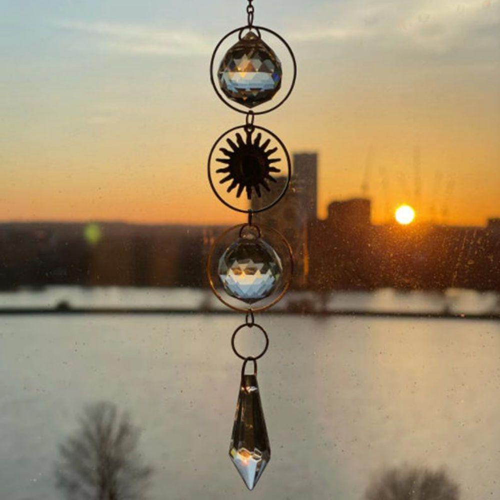 Mặt Dây Treo Tường Hình Mặt Trời Nhiều Màu Trang Trí Nhà Cửa