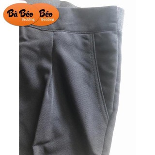 quần Tây baggy lưng chun khoá sườn