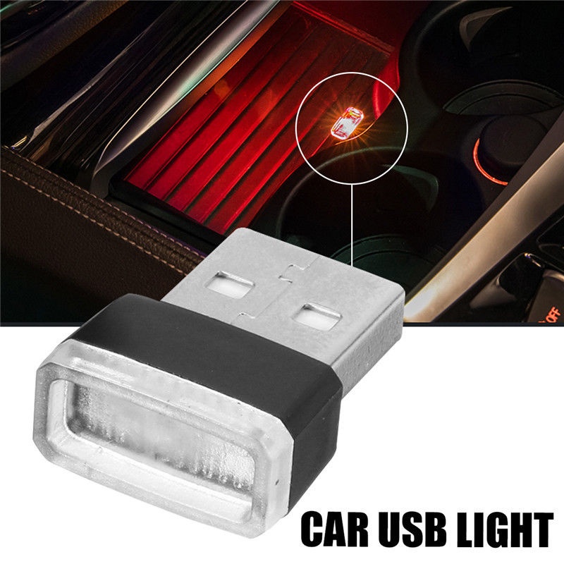 Đèn LED USB Mini Linh Hoạt Trang Trí Nội Thất Xe Hơi
