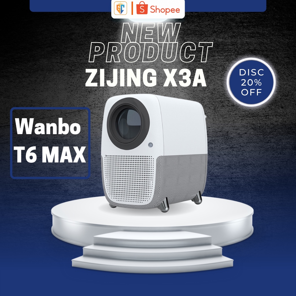 Máy Chiếu Zijing X3A  - Fullhd 1080 chuẩn - Độ Sáng Cao - Autofocus - Tìm Kiếm Giọng Nói