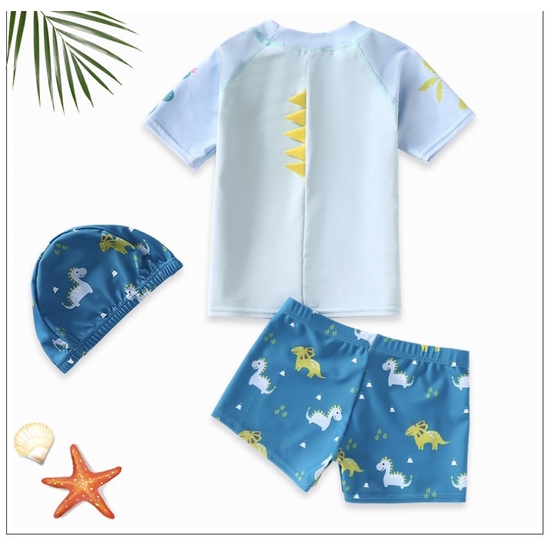 Bộ bơi cao cấp cho bé trai kèm nón.