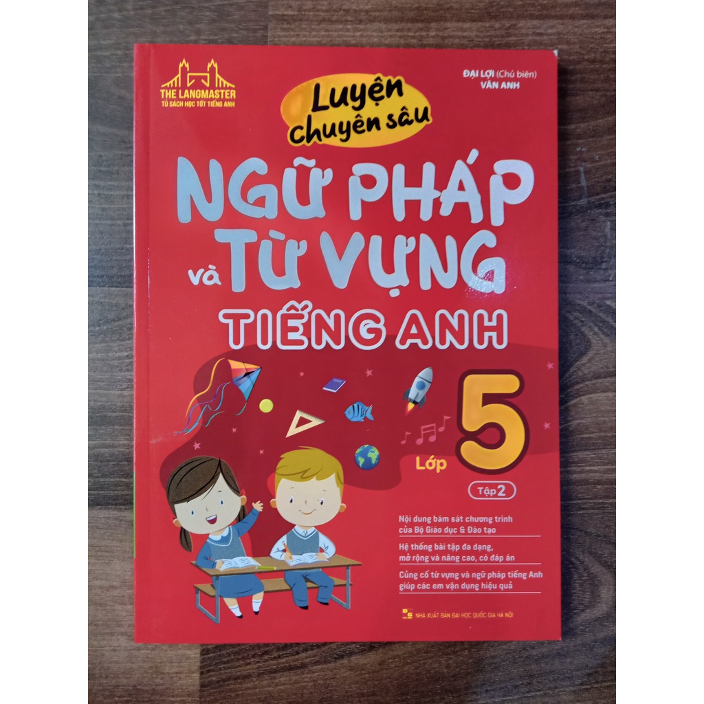 Sách - Luyện chuyên sâu ngữ pháp và từ vựng tiếng anh lớp 5 tập 2