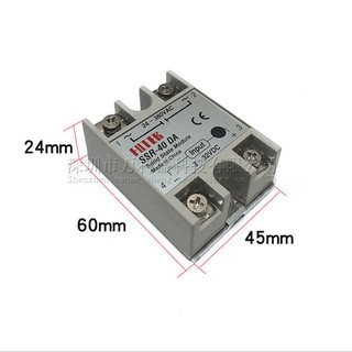 Rơ Le Bán Dẫn Ssr-40 24v-380v 40a 250v Dc Chuyên Dụng