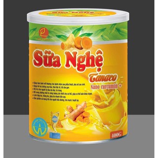 [hộp 400g]SỮA NGHỆ TANACO CHÍNH HÃNG -nano curcumin chữa lành vết thương, chống lão hóa, làm đẹp da, phòng ngừa bệnh tật
