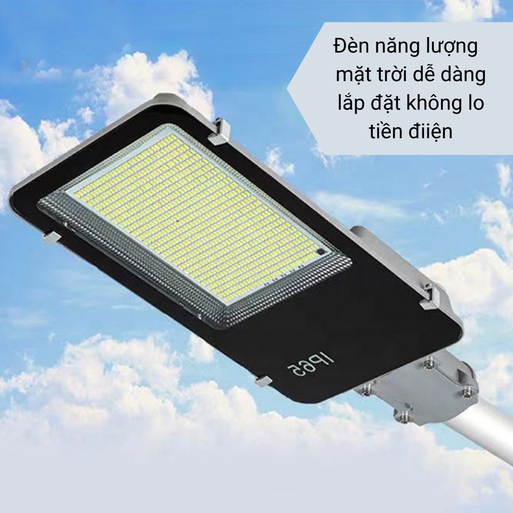 [Quà20k]Đèn năng lượng mặt trời sân vườn SHOPNHATPHONG công suất 600w mẫu mới chính hãng vỏ nhôm có điều khiển BH 2 năm