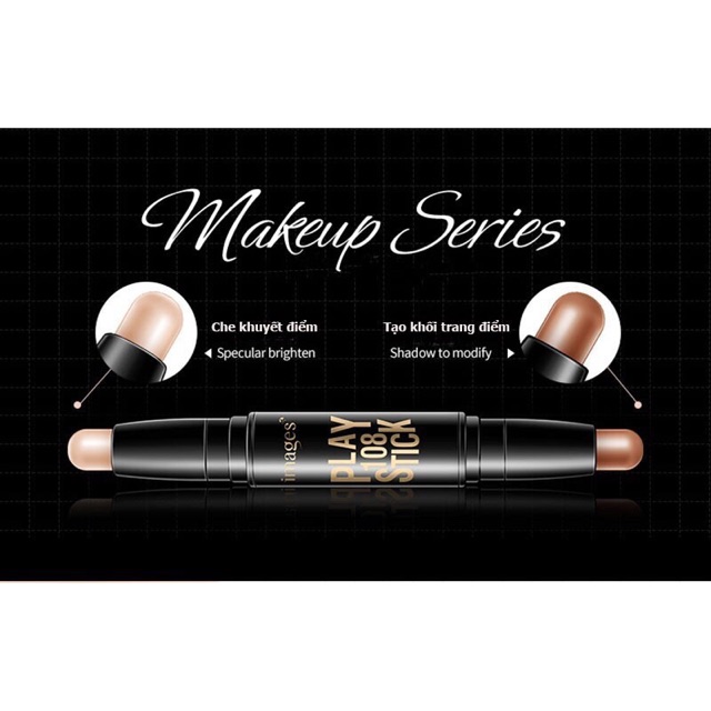 Che khuyết điểm 2 đầu dạng bút  (bút tạo khối) làm che khuyết điểm hoàn hảo IMAGES HH-KĐ01 | BigBuy360 - bigbuy360.vn