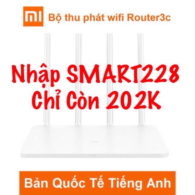 Bộ Phát Wifi Xiaomi Router Gen 3C | ROUTER XIAOMI MIWIFI 3C|Wifi Xiaomi|Gen3c