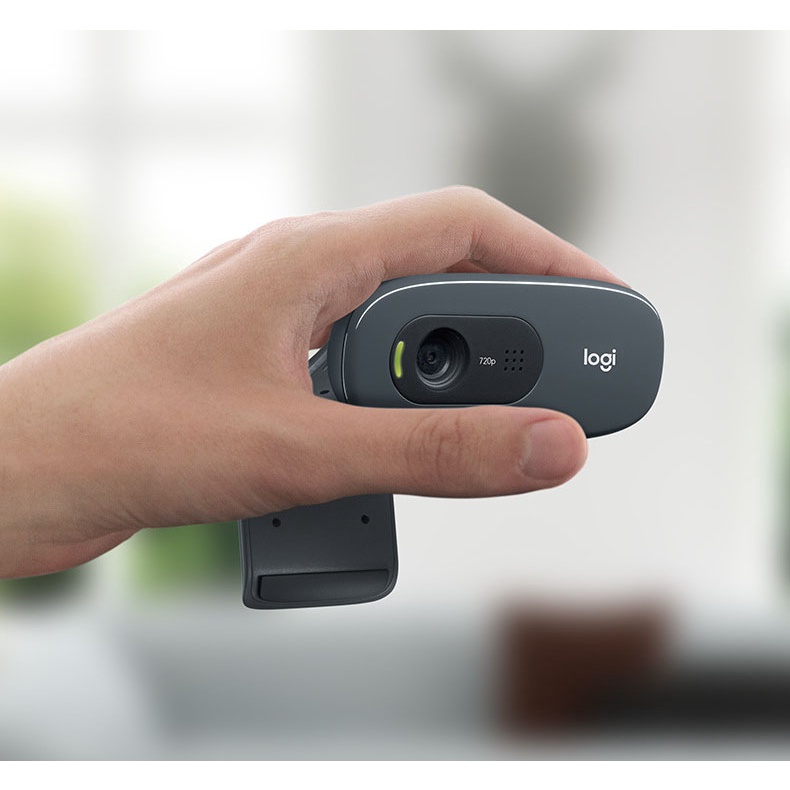 Webcam logitech C270i IPTV, Webcam máy tính có mic dành cho PC, Laptop, Android TV box dùng để học trực tuyến, zoom.