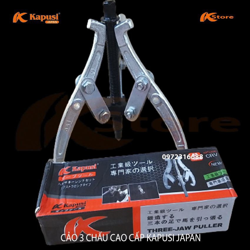 CẢO 3 CHẤU 300MM/12IN CAO CẤP KAPUSI JAPAN - CẢO 3 CHÂN TIÊU CHUẨN NHẬT BẢN