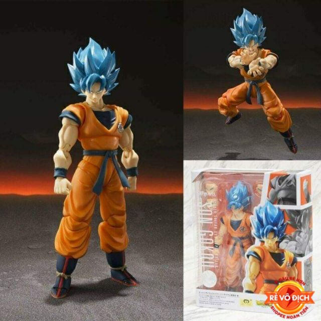 [Hàng có sẵn-Xả hàng tăng doanh số] Mô hình Goku Blue khớp cử động, sắc nét từng chi tiết