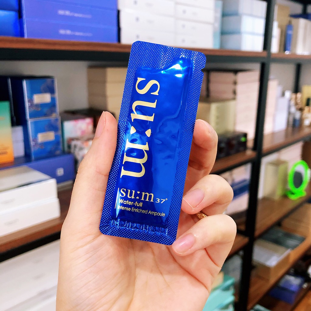 Combo 5 - 10 gói Sample Huyết thanh đậm đặc siêu cấp nước chống lão hóa Sum37 Intense Enriched Ampoule | BigBuy360 - bigbuy360.vn